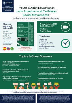 Latin Am and Caribbean Soc Mvts March 4 event